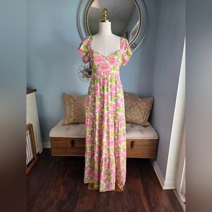 Show Me Your MuMu Cathy Floral Maxi Dress